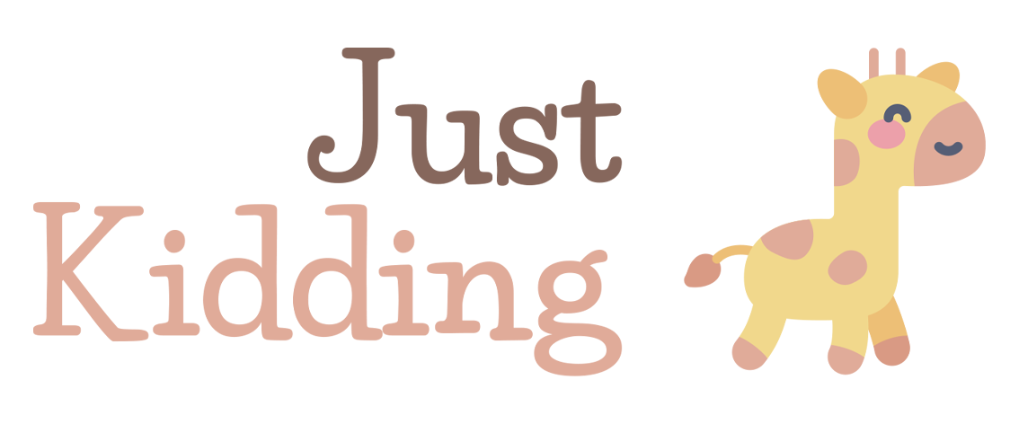 Just Kidding logo